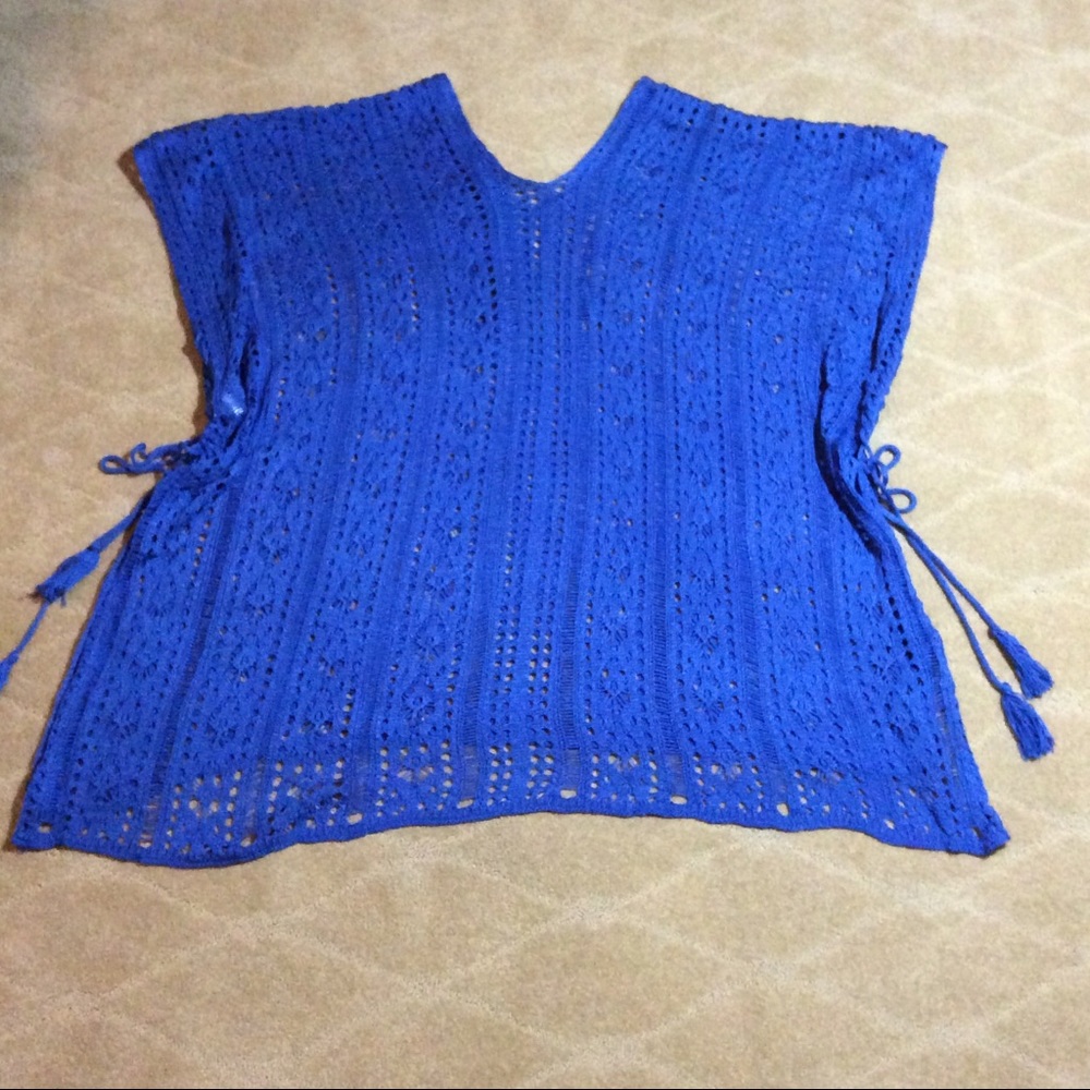 NWOT Crochet Coverup/Tunic - Picture 5 of 7